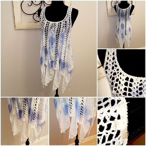 BOSTON PROPER Mixed Media Ombre Tank